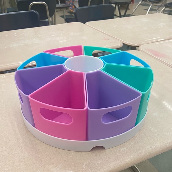 Learning Resources Create-a-Space Storage Center - Pastel Desk Art Organizer - Picture 9 of 10